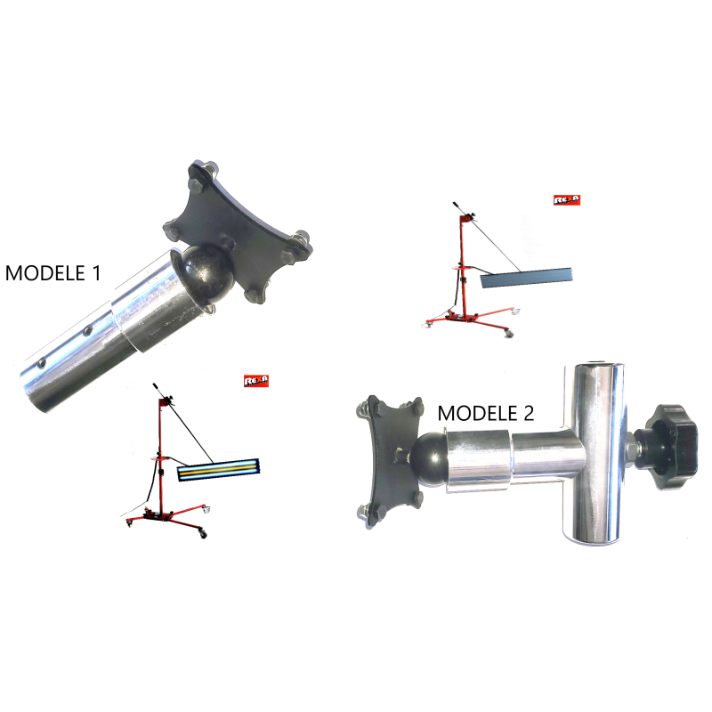 ADAPTATEUR ROTULE AIMANTEE POUR LAMPE DSP PORTIQUE