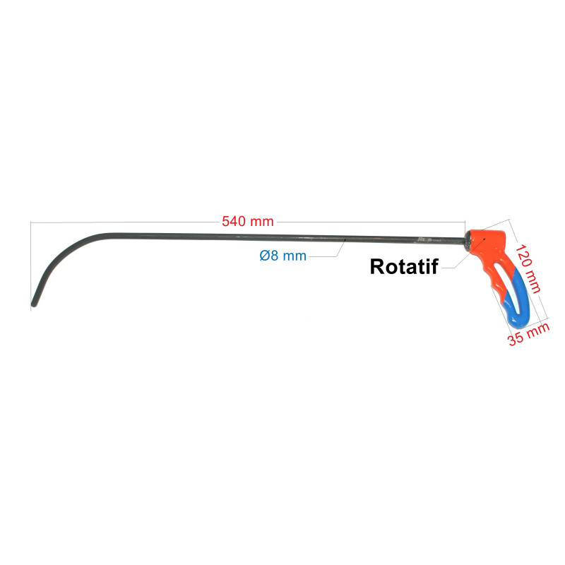 ROTATIVE BARRE 54xØ8 CURVE