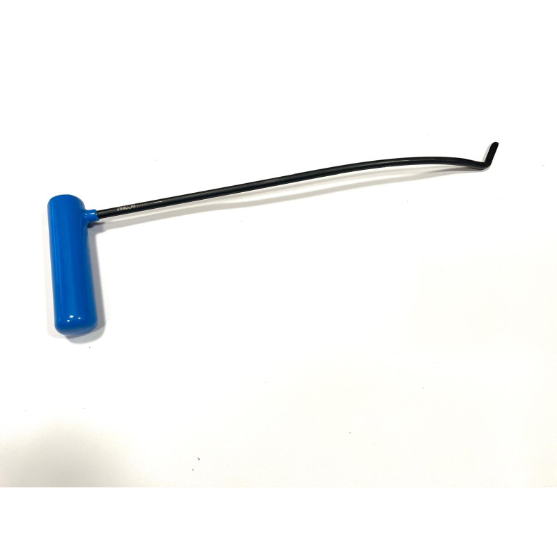 BARRE ALUMINIUM BOMBEE GAUCHE L45 Ø8 (3/8)