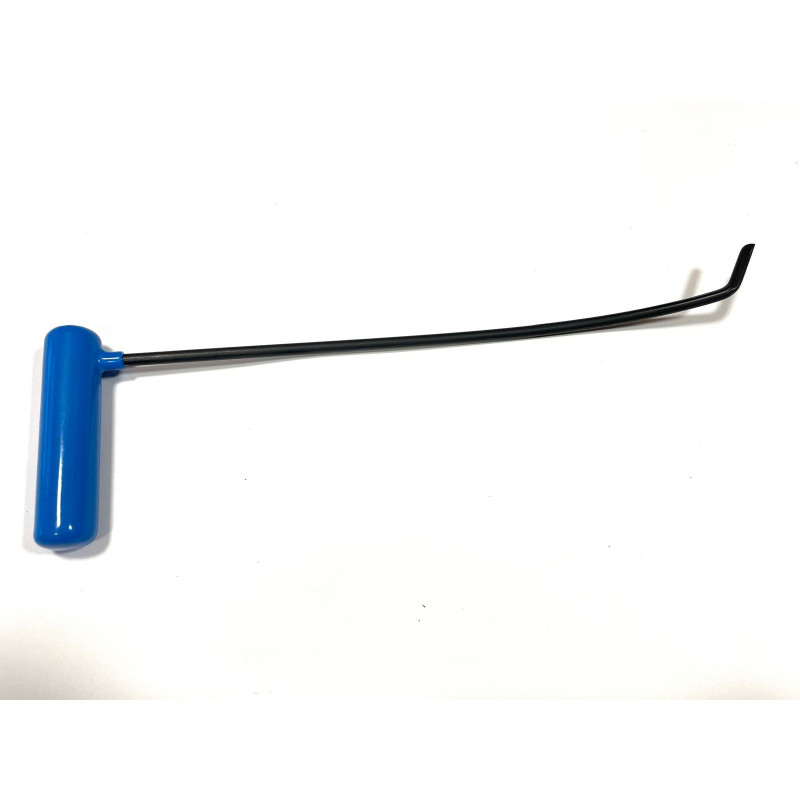 BARRE ALUMINIUM BOMBEE DROITE L45 Ø8 (4/8)