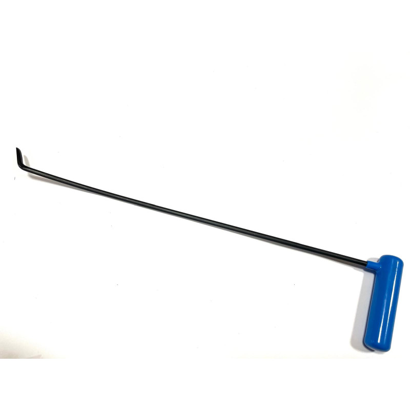 BARRE ALUMINIUM BOMBEE GAUCHE L59 Ø8 (5/8)