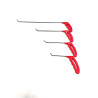 SET OF 8 RIGHT-LEFT UNDERTROSS TOOLS (thin bars)